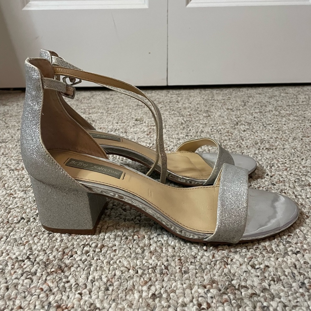 Betsy Johnson Women's Size 9.5 Sparkly Heels